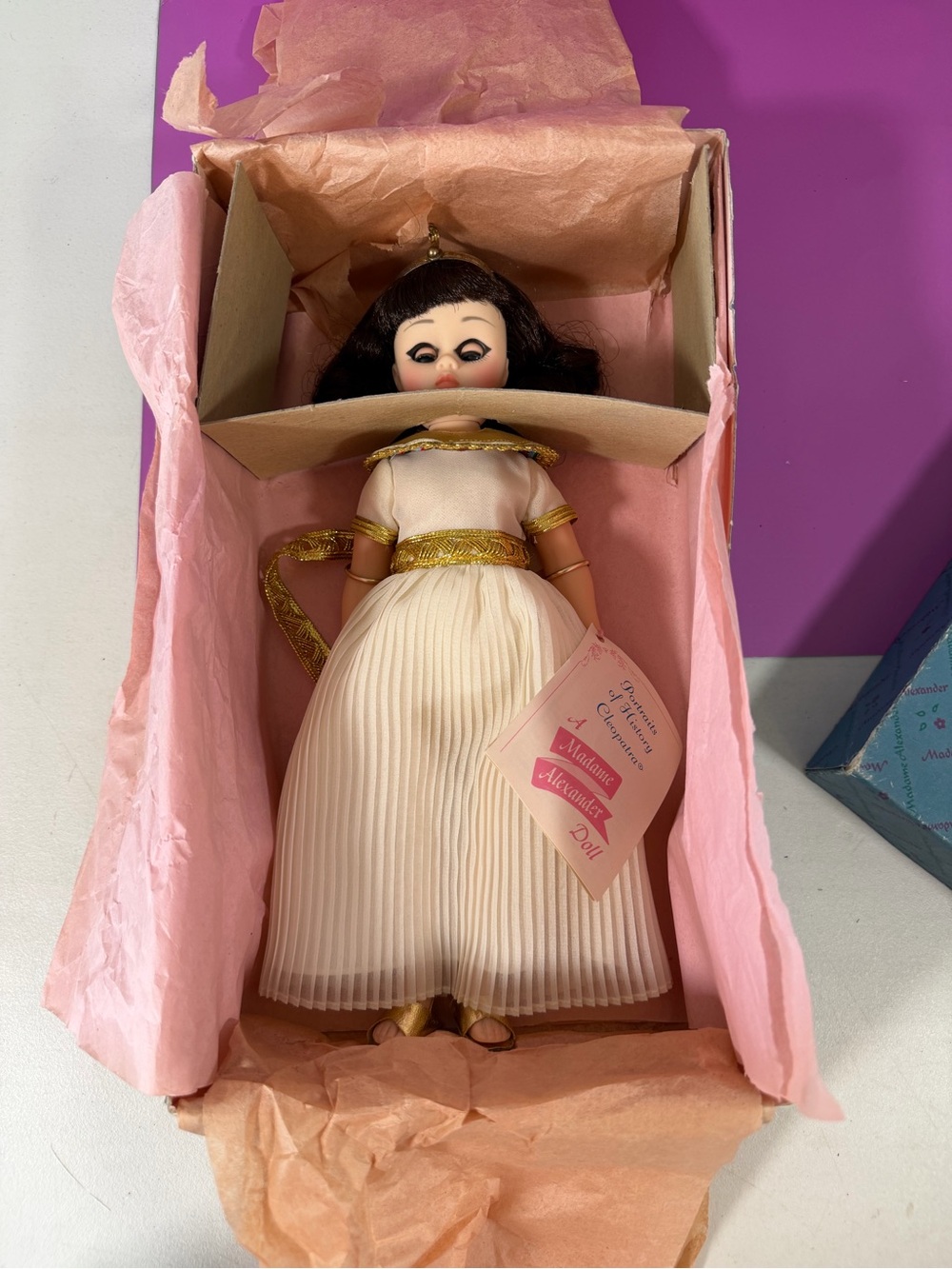 Madame Alexander Cleopatra Doll #1315 12 Tall In Original Box with Tag Vintage - Picture 12 of 12